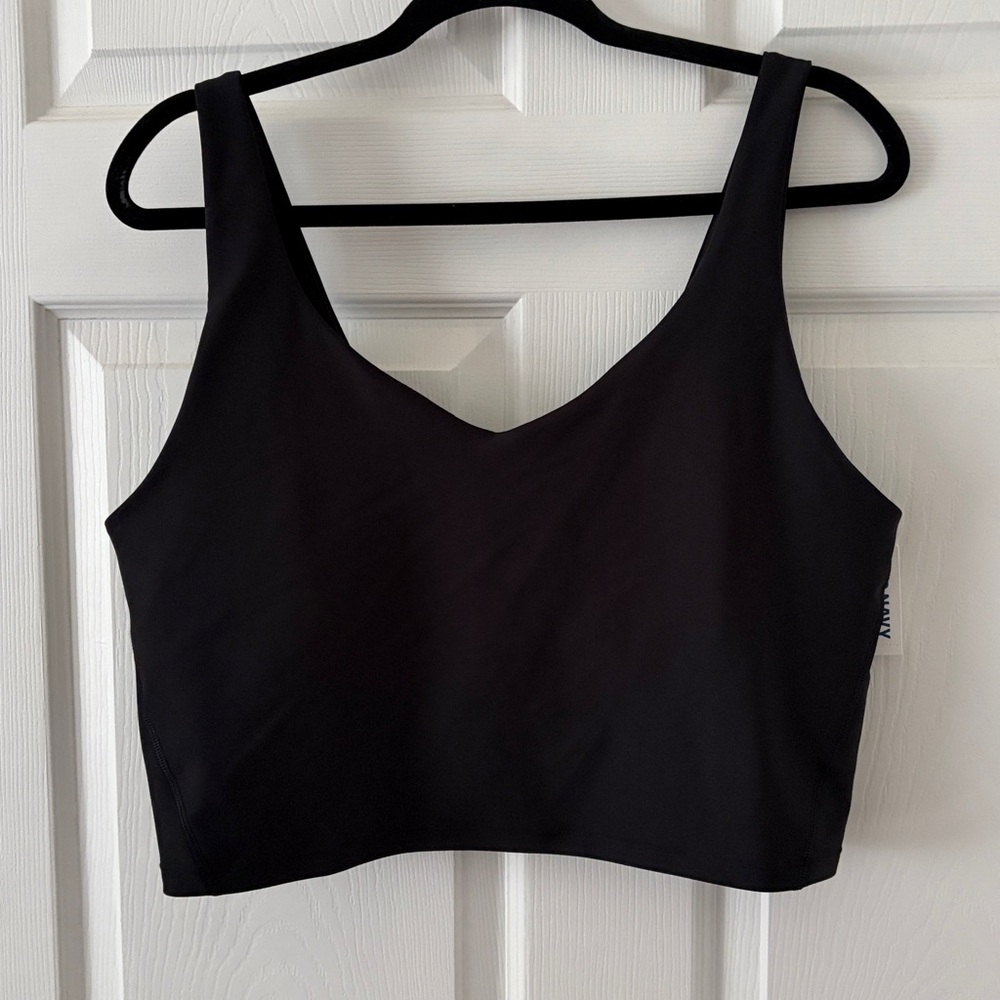 Black Sleeveless Crop Top